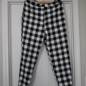 NASTY GAL GINGHAM PANTS (US10) NEVER WORN!